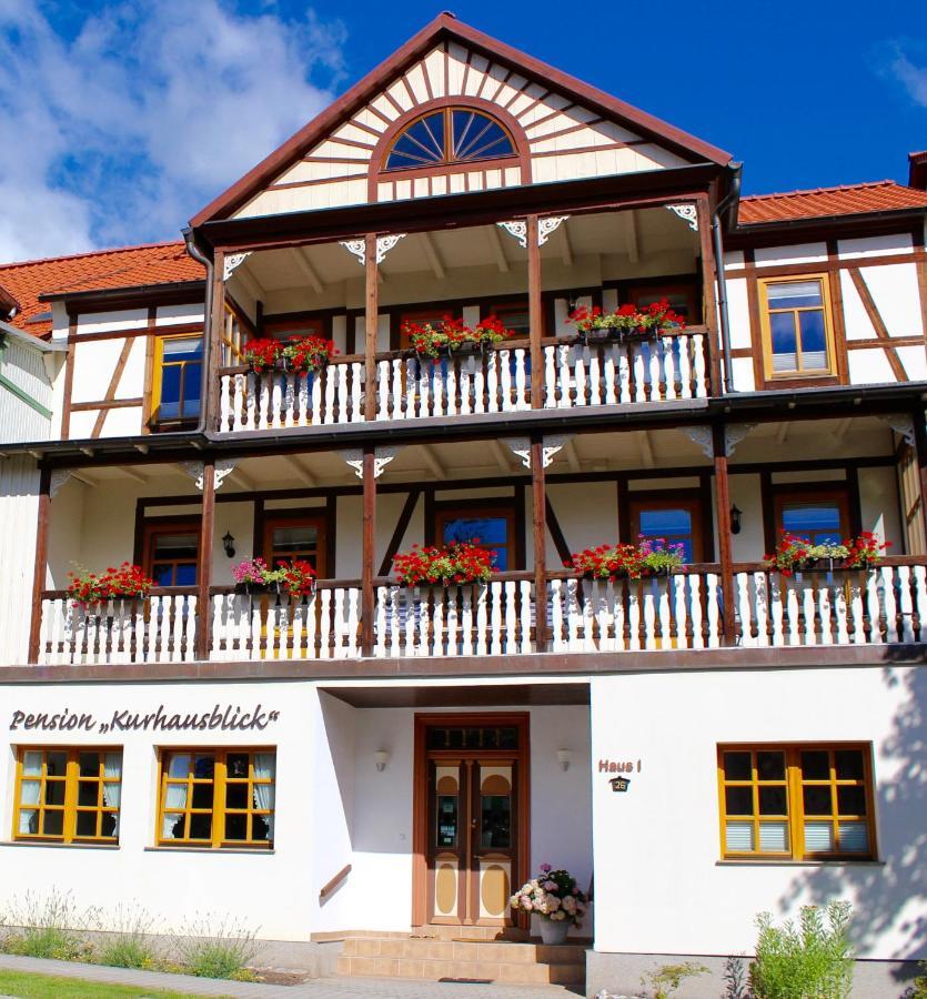Pension Kurhausblick Bad Suderode Exterior foto